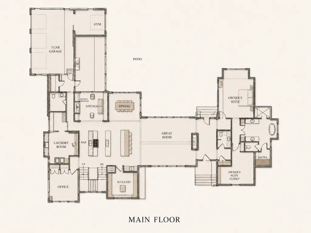 Main floor plan